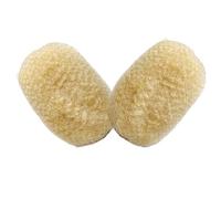 Pack de 2 hebillas africanas coloridas para hacer cerraduras de terror y reparar las manchas existentes de 20,3 cm (rubio número 613)