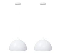 Pack de 2 lámparas de techo rose altura regulable blanco ø30x120 cm