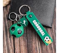 Pack De 2 Llaveros De Fútbol, Llaveros Creativos, Llaveros De Regalo, Llaveros Colgantes De Fútbol Acrílico, Colgantes De Fútbol Personalizados