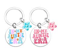 Pack De 2 Llaveros De Regalo para Tía, Llaveros De Regalo para Sobrina Y Sobrino para Tía, Llaveros De Regalo De Cumpleaños, Llaveros De Regalo Creativos