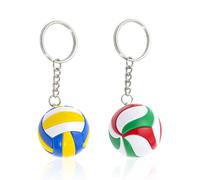 Pack De 2 Llaveros De Voleibol, Mini Coles De Voleibol, Llaveros Creativos, Recuerdos Deportivos, Llaveros Decorativos