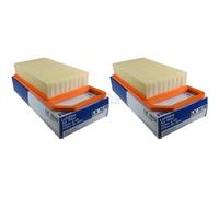Pack de 2 MAHLE / KNECHT Filtro de Aire LX 1619