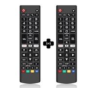 【Pack de 2】 Mando a distancia universal para televisores LG AKB75095307, reemplazo para mando a distancia de LG Smart TV, compatible con todos los modelos de televisores LCD LED OLED 3D HDTV Smart TV