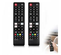 Pack De 2 Mandos A Distancia Universales para Todos Los Televisores Inteligentes Samsung Crystal UHD Neo QLED 4K/8K The Frame Curved Solar HDTV Repuesto para Modelos BN59-01315B Y Otros