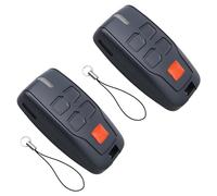 Pack de 2 Mandos de Garaje 433,92 MHz - Compatibles con Mitto 2 B, Mitto 4, RCB02, RCB04, CLEAR ICE y VINEYARD - Mando Universal con Código Rodante, Alta Seguridad y Configuración Rápida