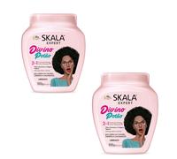 Pack de 2 Mascarillas Reparadoras, Skala Expert, Divino Potao, Crema para Peinar, Crema Acondicionadora, Co-Wash, 1kg cu