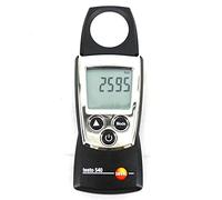 Pack de 2 medidores de intensidad de luz Testo 0560 0540 Pocket Pro, rango 0 a 99.999 lux, precisión ±3%, mide luz útil, incluye estuche protector y protocolo de calibración.