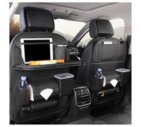 Pack de 2 Organizador Asiento Coche para Maserati Ghibli Quattroporte Levante GranTurismo, Organizadores para Coche Llevar Multibolsillos, Protector Asiento Respaldo con Comedor Poseedor Bandeja