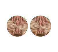 Pack de 2 Pegatinas de Protección para Dispositivos Electrónicos, Escudo Anti Radiación para Móviles, Tabletas y Portátiles, Oro de 24 Quilates, Protege tu Salud