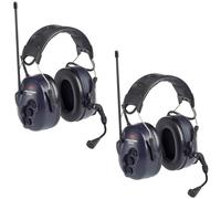 3M PELTOR LiteCom Auriculares Inalámbrico Diadema Negro, Azul