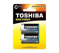 Di&Gi Blister 2 Baterías Alkaline Toshiba - Medias linternas C