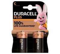 Pack de 2 Pilas C Duracell LR14/ 1.5V/ Alcalinas