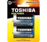 Pack de 2 Pilas D 2 Toshiba LR20/ 1.5V/ Alcalinas