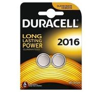 Duracell Pack 2 Pilas de Botón Litio CR 2016 3V