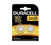Pack de 2 pilas de botón duracell dl2025b2/ 3v