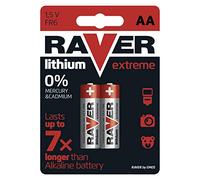 Pack de 2 Pilas de Litio Raver FR6 (AA)