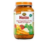 Pack de 2 Potitos de Verduras Variadas con Arroz - 440g Total (2 x 220g) - Calidad Demeter y Agricultura Biodinámica - Sin Sal Añadida, Sin Gluten y Sin Aceite de Palma - Ideal desde los 8 Meses