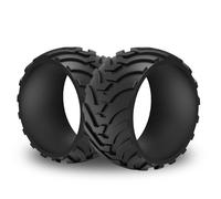 Pack de 2 protecciones de ruedas XL mejora de tracción para Worx Landroid rueda delantera perfil robusto tuning para modelos de ruedas S300 M500 M700 L800 L1000