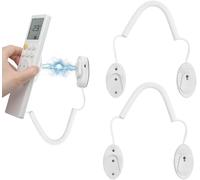 Pack de 2 Soportes Magnéticos con Cuerdas Elásticas Fijación Segura Montaje en Pared con Adhesivo Anti-Pérdida Adsorción Rápida Resorte Extensible Negro 47 Pulgadas