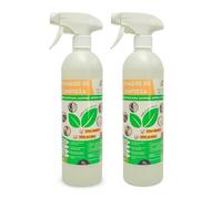 Pack de 2 Spray Vinagre de Limpieza 1 Litro | Limpiador Natural Multiusos | Desengrasante y Desinfectante Ecológico | Ideal para Hogares con Mascotas y Niños