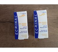 Pack de 2 suero reparador de uñas Ecrinal nutre hidrata y fortalece 10 ml