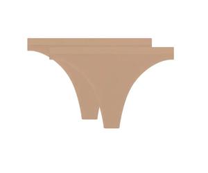 Pack de 2 tangas para mujer DIM Microfibre Pockets Eco 42/44