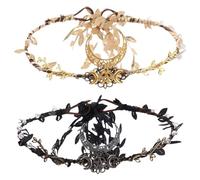 Pack De 2 Tocados De Luna Y Estrella, Tocados Retro, Tocados Estilo Punk, Tocados De Fiesta, Accesorios De Ropa