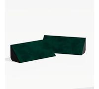 Pack de 2 trampas de graves «Mini-CINEMATIC-bt-Horizont» con terciopelo | Para montaje en esquina entre techo y pared | Arte acústico decorativo | 23×50×10 cm | Color: [Verde | N-TRAP-Horizont]