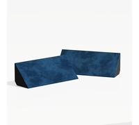 Pack de 2 trampas de graves «Mini-CINEMATIC-bt-Horizont» con terciopelo | Para montaje en esquina entre techo y pared | Arte acústico decorativo | 23×50×10 cm | Color: [Azul | N-TRAP-Horizont]