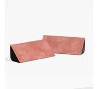 Pack de 2 trampas de graves «Mini-CINEMATIC-bt-Horizont» con terciopelo | Para montaje en esquina entre techo y pared | Arte acústico decorativo | 23×50×10 cm | Color: [Rosa | N-TRAP-Horizont]