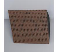 Pack de 2 trampas de graves "UNIVERSE-Horizont" para esquinas de techo | Absorción de bajas frecuencias | Trampas de esquina para home studio y cine | [x2 UNIVERSE-H-100mm | Nogal]