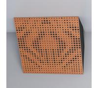 Pack de 2 trampas de graves "UNIVERSE-Horizont" para esquinas de techo | Absorción de bajas frecuencias | Trampas de esquina para home studio y cine | [x2 UNIVERSE-H-150mm | Cerezo]