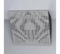 Pack de 2 trampas de graves "UNIVERSE-Horizont" para esquinas de techo | Absorción de bajas frecuencias | Trampas de esquina para home studio y cine | [x2 UNIVERSE-H-100mm | Blanco]