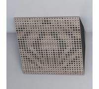 Pack de 2 trampas de graves "UNIVERSE-Horizont" para esquinas de techo | Absorción de bajas frecuencias | Trampas de esquina para home studio y cine | [x2 UNIVERSE-H-100mm | Sonoma]