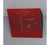 Pack de 2 trampas de graves "WAVE-Horizont" para esquinas de techo | Absorción de bajas frecuencias | Trampas acústicas de esquina para home studio/cine | [x2 WAVE-H-100mm | Plástico rojo brillante]