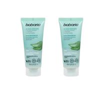 【Pack de 2 Uds x 100 ml】BABARIA Gel Facial Exfoliante 100ML Gel con partículas exfoliantes biodegradables【ROUA】