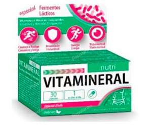 Pack de 2 - Vitamineral Nutri Complejo Multivitamínico y Mineral Integral (30 Cápsulas) - Dietmed Soporte Avanzado para la Energía Diaria - Lote de 60 Uds