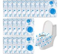 Pack de 20 almohadillas de inodoro, 65 x 60 cm, empaquetadas individualmente, ideal para viajes, baños públicos y centros comerciales, hospitales, oficinas