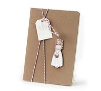 Pack de 20 libretas decoradas con niña Primera Comunión