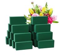 Pack de 20x Espumas Florales Naturales para flor cortada - Caja de 20 Esponjas Para Flores Naturales(1 unidad - 23x11x8) - Herramienta Esencial para Arreglos Florales