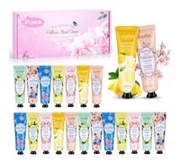 Pack de 21 cremas de manos para mujer, crema para pies con fragancia, hidratante nocturno, pequeño set de regalo para mujeres y hombres, regalo de cumpleaños y Navidad