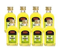 Pack de 24 Miniaturas de licor de Hierbas de 5 cl. Lote de 24 botellitas. Formato especial para regalo como detalles de enventos.