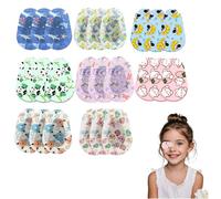 Pack de 24 Parches Adhesivos Coloridos para Niños - Bloqueadores de Luz Transpirables y Desechables de 3 x 2 Pulgadas - Material Algodón Sin Látex,Vendas Oculares para Protección y Moda