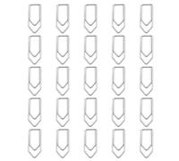 Pack de 25 pinzas de metal para la gestión de archivos, oficina escolar y proyectos artísticos, herramientas para clasificar archivos, pinzas para clasificar archivos de oficina