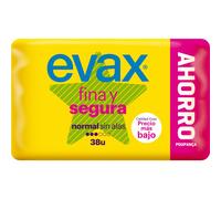 Pack de 28 compresas normales y 20 salvaslips de Evax