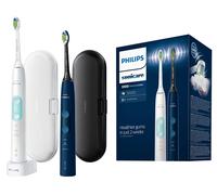 Pack de 2x Cepillos de dientes eléctricos Sonicare ProtectiveClean 5100 (Azul/Blanco) - PHILIPS