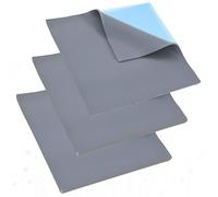 Pack de 3 almohadillas térmicas de 12,8 W/mK, 100 x 100 x 0,5 mm/1 mm/1,5 mm, almohadillas térmicas de silicona, almohadillas térmicas de rendimiento, reutilizables, para disipadores térmicos de PC,