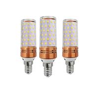 Pack de 3 Bombillas LED E14 16W No Regulable Equivalente 160W Ahorro de Energía Sin Parpadeo 1600LM Larga Duración Para Lámpara de Araña Plafón Lámpara de Mesa(Natural White 4000K,16W)