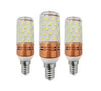 Pack de 3 Bombillas LED E14 16W No Regulable Equivalente 160W Ahorro de Energía Sin Parpadeo 1600LM Larga Duración Para Lámpara de Araña Plafón Lámpara de Mesa(Natural White 4000K,12W)