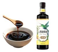 Pack de 3 Botellas de Vinagre Negro Añejo de 5 Años, Elaborado Artesanalmente en Shanxi, China, Una Bebida Tradicional Oscura Fermentada Naturalmente.